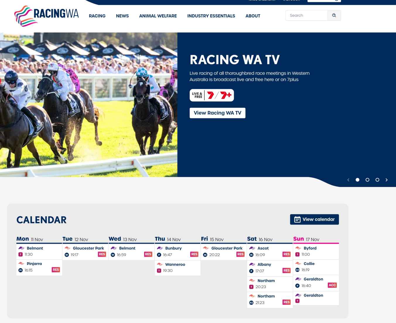 The Pinnacles - Perth Racing Summer Carnival & Calendar