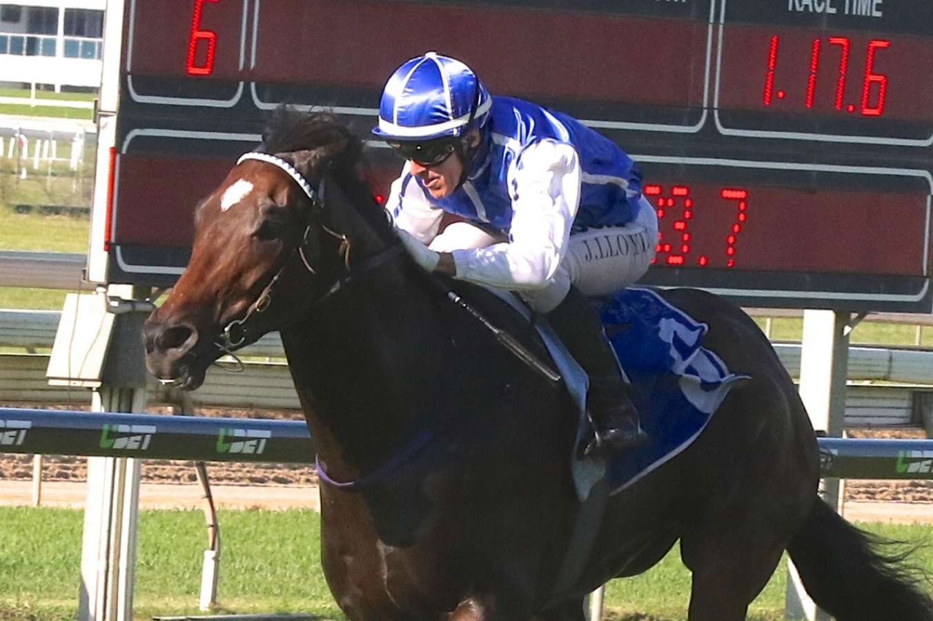 Toby Edmonds Toby Edmonds has strong hand at Eagle Farm